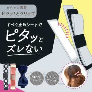 ピタッとズレないクリップ